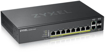 Коммутатор Zyxel GS2220-10HP-EU0101F (L2) 8x1Гбит/с 2xКомбо(1000BASE-T/SFP) 8PoE+ 180W управляемый - купить недорого с доставкой в интернет-магазине