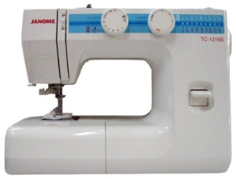 Швейная машина Janome TC-1216S белый - купить недорого с доставкой в интернет-магазине