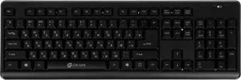 Клавиатура + мышь Оклик 270M клав:черный мышь:черный USB беспроводная - купить недорого с доставкой в интернет-магазине