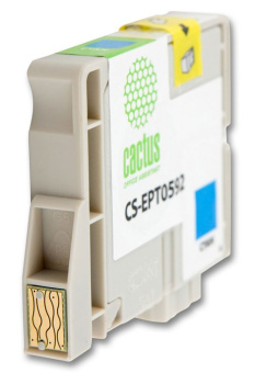 Картридж струйный Cactus CS-EPT0592 голубой (14.8мл) для Epson Stylus Photo R2400 - купить недорого с доставкой в интернет-магазине