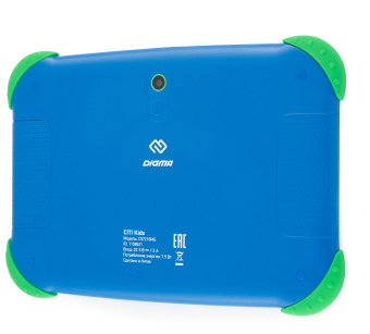 Планшет Digma CITI Kids MT8321 (1.3) 4C RAM2Gb ROM32Gb 7" IPS 1024x600 3G Android 9.0 синий 2Mpix 0.3Mpix BT WiFi Touch microSDHC 64Gb minUSB 2800mAh - купить недорого с доставкой в интернет-магазине