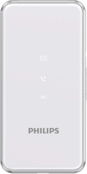 Мобильный телефон Philips E2601 Xenium серебристый раскладной 2.4" 240x320 Nucleus 0.3Mpix GSM900/1800 - купить недорого с доставкой в интернет-магазине