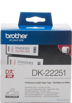 Картридж ленточный Brother DK22251 для Brother QL-570 - купить недорого с доставкой в интернет-магазине