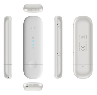 Модем 2G/3G/4G ZTE MF79RU USB Wi-Fi Firewall внешний белый - купить недорого с доставкой в интернет-магазине