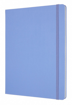 Блокнот Moleskine CLASSIC QP090B42 XLarge 190х250мм 192стр. линейка твердая обложка голубая гортензия - купить недорого с доставкой в интернет-магазине
