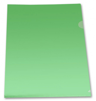 Папка-уголок Бюрократ -E310/1GR A4 пластик 0.18мм зеленый - купить недорого с доставкой в интернет-магазине
