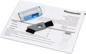 Бритва сетчатая Panasonic ES6003 реж.эл.:3 питан.:аккум. синий/серебристый - купить недорого с доставкой в интернет-магазине