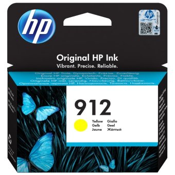 Картридж струйный HP 912 3YL79AE желтый (315стр.) для HP DJ IA OfficeJet 801x/802x - купить недорого с доставкой в интернет-магазине