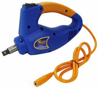 Домкрат Kraft KT 850001 ромбический электрический синий/оранжевый - купить недорого с доставкой в интернет-магазине
