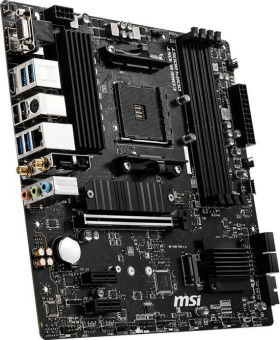 Материнская плата MSI B550M PRO-VDH WIFI Soc-AM4 AMD B550 4xDDR4 mATX AC`97 8ch(7.1) GbLAN RAID+HDMI+DP - купить недорого с доставкой в интернет-магазине
