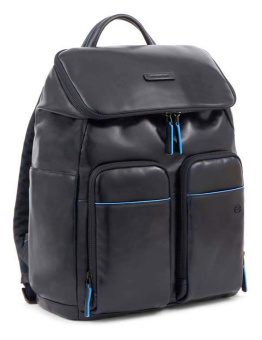 Рюкзак Piquadro Blue Square Revamp CA6104B2V/BLU синий кожа - купить недорого с доставкой в интернет-магазине