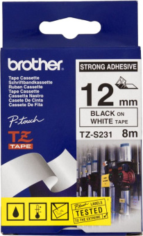 Картридж ленточный Brother TZES231 для Brother P-Touch - купить недорого с доставкой в интернет-магазине