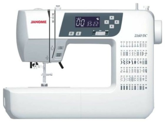 Швейная машина Janome 2160 DC белый - купить недорого с доставкой в интернет-магазине