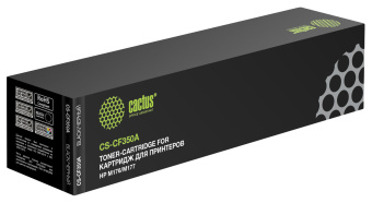 Картридж лазерный Cactus CS-CF350A CF350A черный (1300стр.) для HP Color LaserJet M176/M177 - купить недорого с доставкой в интернет-магазине