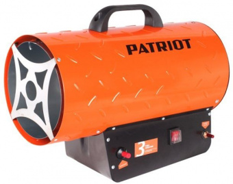 Тепловая пушка газовая Patriot GS 30 30000Вт оранжевый/черный - купить недорого с доставкой в интернет-магазине
