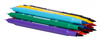Фломастеры Deli EC151-12 Color Emotion 12цв. пластиковая коробка (12шт.) - купить недорого с доставкой в интернет-магазине