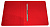 Папка метал.пруж.скоросш. Бюрократ -PZ07PRED A4 пластик 0.7мм внут.и торц.карм красный