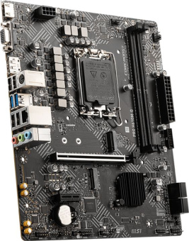 Материнская плата MSI PRO H610M-G Soc-1700 Intel H610 2xDDR5 mATX AC`97 8ch(7.1) GbLAN+VGA+HDMI+DP - купить недорого с доставкой в интернет-магазине