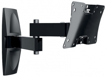 Кронштейн для телевизора Holder LCDS-5064 черный 10"-32" макс.30кг настенный поворот и наклон - купить недорого с доставкой в интернет-магазине