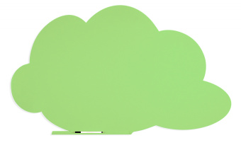 Доска магнитно-маркерная Rocada SkinColour Cloud 6450-230 лак зеленый 75x115см - купить недорого с доставкой в интернет-магазине