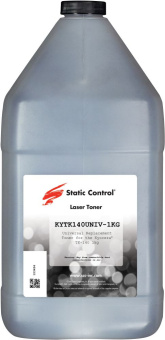 Тонер Static Control KYTK140UNIV-1KG черный флакон 1000гр. для принтера Kyocera FS1030/1100/1120/1300 - купить недорого с доставкой в интернет-магазине