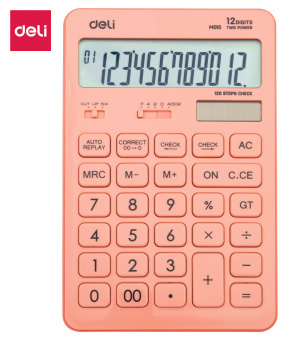 Калькулятор настольный Deli Touch EM01541 красный 12-разр. - купить недорого с доставкой в интернет-магазине