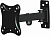 Кронштейн для телевизора Hama R1 118151 черный 10"-27" макс.15кг настенный поворотно-выдвижной и наклонный