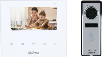 Комплект домофона Dahua DHI-KTA04 белый - купить недорого с доставкой в интернет-магазине