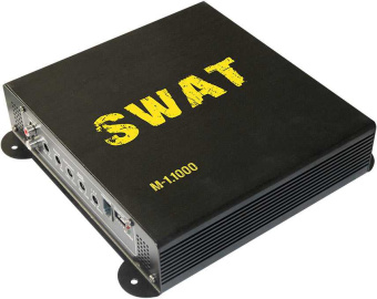 Усилитель автомобильный Swat M-1.1000 одноканальный - купить недорого с доставкой в интернет-магазине