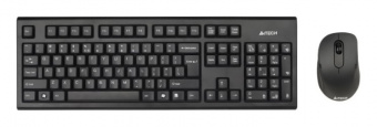 Клавиатура + мышь A4Tech 7100N клав:черный мышь:черный USB беспроводная - купить недорого с доставкой в интернет-магазине