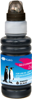 Чернила G&G GG-C13T00R140 черный 70мл для Epson EcoTank 7700/7750 - купить недорого с доставкой в интернет-магазине