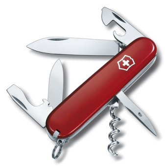 Нож перочинный Victorinox Spartan (1.3603.B1) 91мм 12функц. красный блистер - купить недорого с доставкой в интернет-магазине