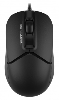 Мышь A4Tech Fstyler FM12 черный оптическая (1200dpi) USB (3but) - купить недорого с доставкой в интернет-магазине
