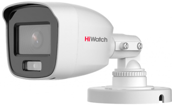 Камера видеонаблюдения аналоговая HiWatch DS-T200L(B)(2.8mm) 2.8-2.8мм HD-TVI цв. корп.:белый - купить недорого с доставкой в интернет-магазине