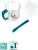 Блендер стационарный Kitfort КТ-2305 400Вт белый/зеленый - купить недорого с доставкой в интернет-магазине