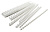 Пружины для переплета пластиковые Silwerhof d=22мм 136-180лист A4 белый (50шт) (1373589)