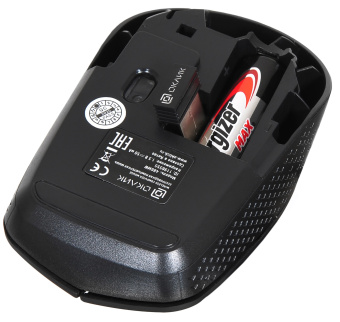 Мышь Оклик 486MW черный оптическая (1000dpi) беспроводная USB для ноутбука (3but) - купить недорого с доставкой в интернет-магазине