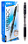 Ручка шариков. автоматическая Deli X-tream EQ02320 прозрачный/черный d=0.7мм черн. черн. сменный стержень линия 0.4мм резин. манжета