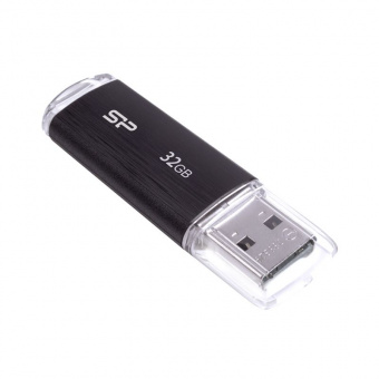Флеш Диск Silicon Power 32Gb Ultima U02 SP032GBUF2U02V1K USB2.0 черный - купить недорого с доставкой в интернет-магазине