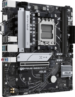 Материнская плата Asus PRIME B650M-K SocketAM5 AMD B650 2xDDR5 mATX AC`97 8ch(7.1) 2.5Gg RAID+VGA+HDMI - купить недорого с доставкой в интернет-магазине