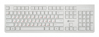 Клавиатура Оклик 505M белый USB slim - купить недорого с доставкой в интернет-магазине