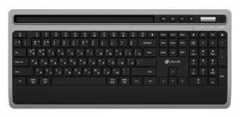 Клавиатура Оклик 860S черный USB беспроводная slim Multimedia (подставка для запястий) (1809323) - купить недорого с доставкой в интернет-магазине