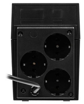 Источник бесперебойного питания Powercom Raptor RPT-600A EURO 360Вт 600ВА черный - купить недорого с доставкой в интернет-магазине