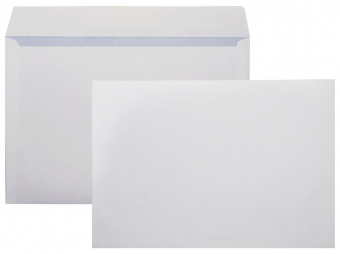 Конверт 70501.1 C4 229x324мм белый силиконовая лента бумага 90г/м2 серая запечатка (pack:1pcs) - купить недорого с доставкой в интернет-магазине