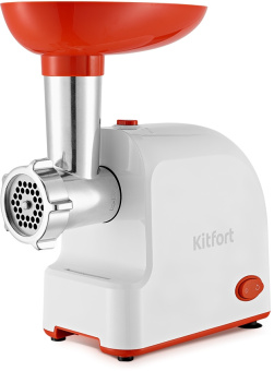 Мясорубка Kitfort КТ-2113-3 1000Вт белый/красный - купить недорого с доставкой в интернет-магазине