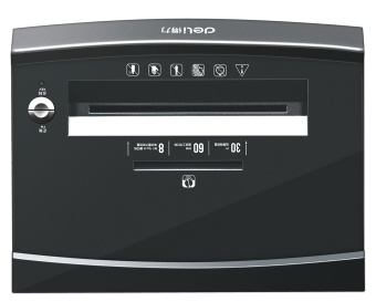 Шредер Deli 9919 серый с автоподачей (секр.P-7) фрагменты 8лист. 30лтр. скрепки скобы пл.карты CD - купить недорого с доставкой в интернет-магазине