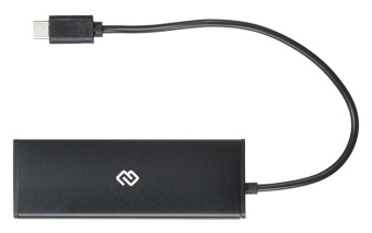 Разветвитель USB-C Digma HUB-4U2.0-UC-B 4порт. черный - купить недорого с доставкой в интернет-магазине