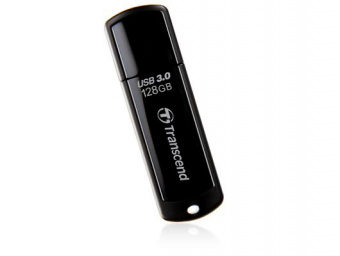 Флеш Диск Transcend 128Gb Jetflash 700 TS128GJF700 USB3.0 черный - купить недорого с доставкой в интернет-магазине