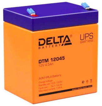 Батарея для ИБП Delta DTM 12045 12В 4.5Ач - купить недорого с доставкой в интернет-магазине