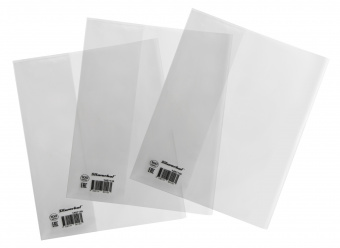 Обложка Silwerhof 100100 для тетради/дневника ПП 100мкм гладкая прозр. 210x345мм - купить недорого с доставкой в интернет-магазине